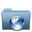 Blue Folder Web Icon 32x32 png